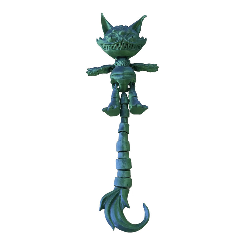 3D Station 3D Printed Cheshire Cat - Pearlescent  - مجسم ثلاثي الأبعاد